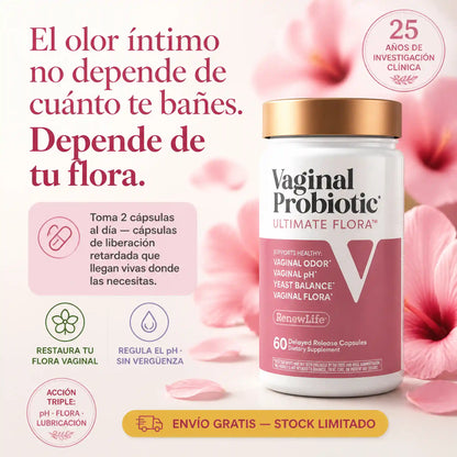 RenewLife Ultimate Flora™ — Regula tu pH, el olor se va solo