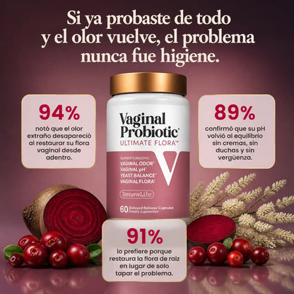 RenewLife Ultimate Flora™ — Regula tu pH, el olor se va solo